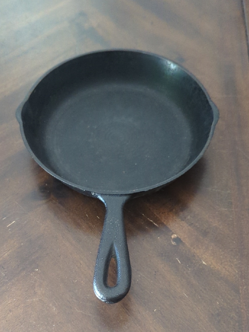 Vintage 8 Inch Korean Cast Iton Skillet
